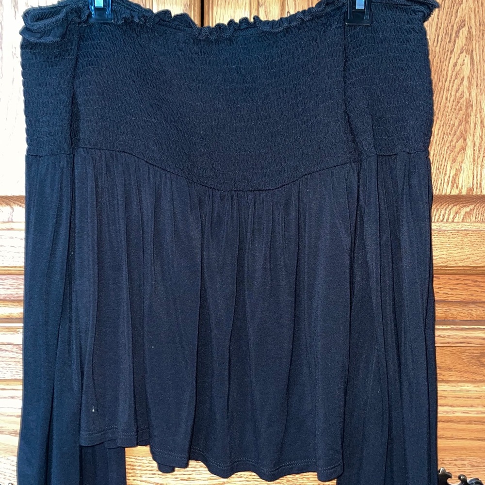 Mossino supply Co off the shoulder shirt